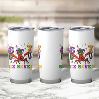 Funny 67 Crawfish Mardi Gras Tumbler Cup Six Seven Meme