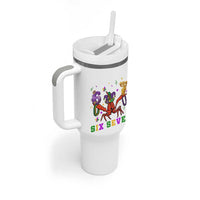 Funny 67 Crawfish Mardi Gras Tumbler With Handle Six Seven Meme