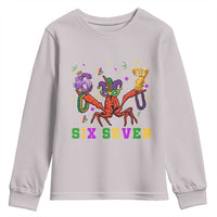 Funny 67 Crawfish Mardi Gras Youth Sweatshirt Six Seven Meme