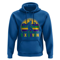 Funny Mardi Gras Bigfoot Hoodie Six Seven Meme