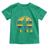 Funny Mardi Gras Bigfoot Toddler T Shirt Six Seven Meme