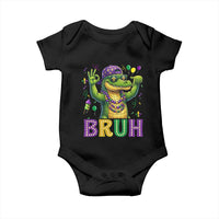 Mardi Gras Mardigator Alligator Six Seven Bruh Meme Baby Onesie