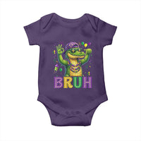 Mardi Gras Mardigator Alligator Six Seven Bruh Meme Baby Onesie