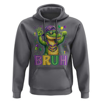 Mardi Gras Mardigator Alligator Six Seven Bruh Meme Hoodie