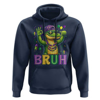 Mardi Gras Mardigator Alligator Six Seven Bruh Meme Hoodie