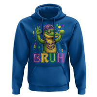 Mardi Gras Mardigator Alligator Six Seven Bruh Meme Hoodie