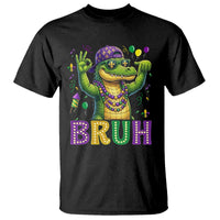 Mardi Gras Mardigator Alligator Six Seven Bruh Meme T Shirt