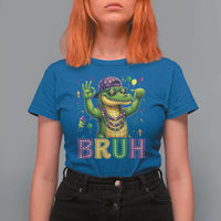 Mardi Gras Mardigator Alligator Six Seven Bruh Meme T Shirt For Women
