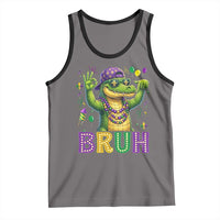 Mardi Gras Mardigator Alligator Six Seven Bruh Meme Tank Top