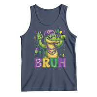 Mardi Gras Mardigator Alligator Six Seven Bruh Meme Tank Top