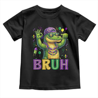 Mardi Gras Mardigator Alligator Six Seven Bruh Meme Toddler T Shirt