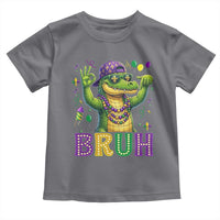 Mardi Gras Mardigator Alligator Six Seven Bruh Meme Toddler T Shirt