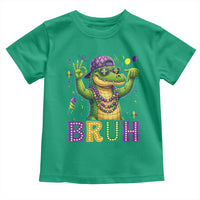 Mardi Gras Mardigator Alligator Six Seven Bruh Meme Toddler T Shirt