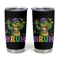 Mardi Gras Mardigator Alligator Six Seven Bruh Meme Tumbler Cup