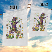 Funny Mardigator Alligator Six Seven Meme Garden Flag Mardi Gras Gifts