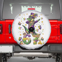 Funny Mardigator Alligator Six Seven Meme Spare Tire Cover Mardi Gras Gifts