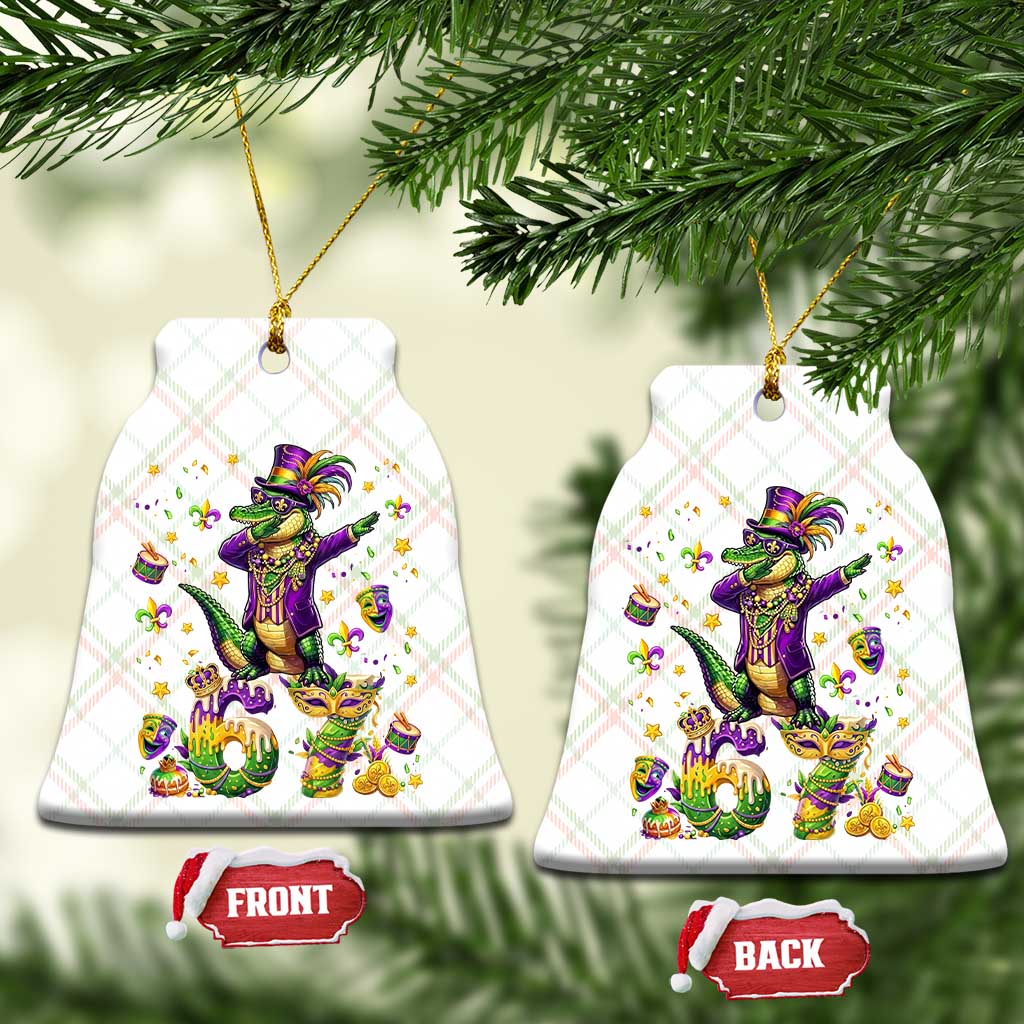 Funny Mardigator Alligator Six Seven Meme Ceramic Ornament Mardi Gras Gifts