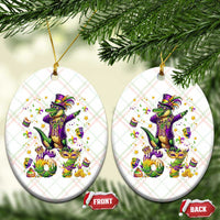 Funny Mardigator Alligator Six Seven Meme Ceramic Ornament Mardi Gras Gifts