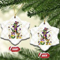 Funny Mardigator Alligator Six Seven Meme Ceramic Ornament Mardi Gras Gifts