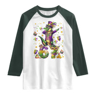 Funny Mardigator Alligator Six Seven Meme Raglan Shirt Mardi Gras Gifts