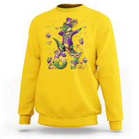 Funny Mardigator Alligator Six Seven Meme Sweatshirt Mardi Gras Gifts