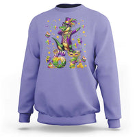 Funny Mardigator Alligator Six Seven Meme Sweatshirt Mardi Gras Gifts