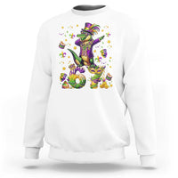 Funny Mardigator Alligator Six Seven Meme Sweatshirt Mardi Gras Gifts
