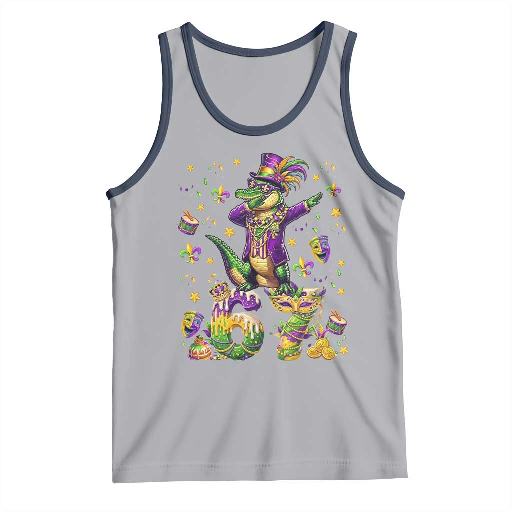Funny Mardigator Alligator Six Seven Meme Tank Top Mardi Gras Gifts