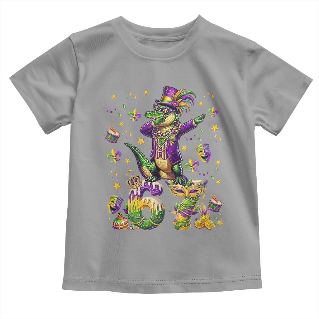 Funny Mardigator Alligator Six Seven Meme Toddler T Shirt Mardi Gras Gifts