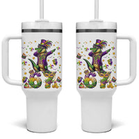 Funny Mardigator Alligator Six Seven Meme Tumbler With Handle Mardi Gras Gifts