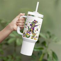 Funny Mardigator Alligator Six Seven Meme Tumbler With Handle Mardi Gras Gifts