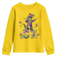 Funny Mardigator Alligator Six Seven Meme Youth Sweatshirt Mardi Gras Gifts