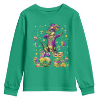 Funny Mardigator Alligator Six Seven Meme Youth Sweatshirt Mardi Gras Gifts
