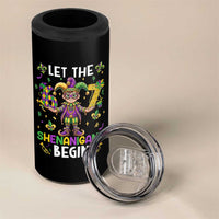 Let The 67 Shenanigans Begin 4 in 1 Can Cooler Tumbler Six Seven Meme Mardi Gras