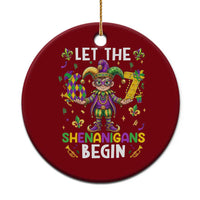 Let The 67 Shenanigans Begin Ceramic Ornament Six Seven Meme Mardi Gras