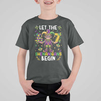Let The 67 Shenanigans Begin T Shirt For Kid Six Seven Meme Mardi Gras