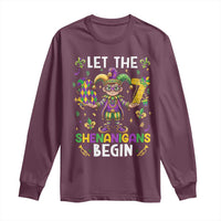 Let The 67 Shenanigans Begin Long Sleeve Shirt Six Seven Meme Mardi Gras