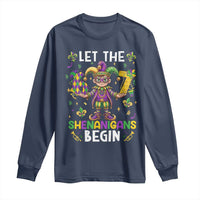 Let The 67 Shenanigans Begin Long Sleeve Shirt Six Seven Meme Mardi Gras