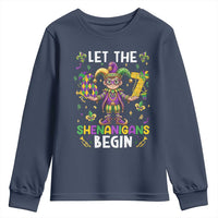 Let The 67 Shenanigans Begin Youth Sweatshirt Six Seven Meme Mardi Gras