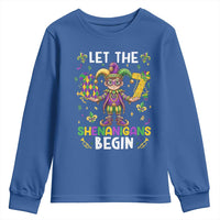 Let The 67 Shenanigans Begin Youth Sweatshirt Six Seven Meme Mardi Gras
