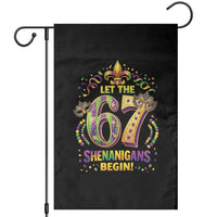 Mardi Gras Six Seven Garden Flag Let The 67 Shenanigans Begin