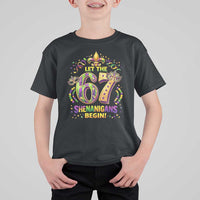 Mardi Gras Six Seven T Shirt For Kid Let The 67 Shenanigans Begin