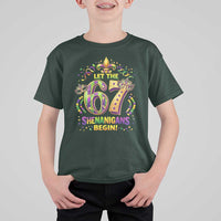 Mardi Gras Six Seven T Shirt For Kid Let The 67 Shenanigans Begin