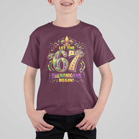Mardi Gras Six Seven T Shirt For Kid Let The 67 Shenanigans Begin
