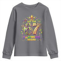 Mardi Gras Six Seven Youth Sweatshirt Let The 67 Shenanigans Begin