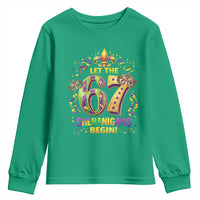 Mardi Gras Six Seven Youth Sweatshirt Let The 67 Shenanigans Begin