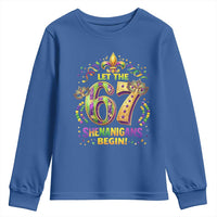 Mardi Gras Six Seven Youth Sweatshirt Let The 67 Shenanigans Begin