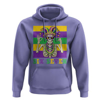 Funny Mardi Gras Skeleton Hoodie Six Seven Meme