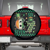 Funny St Patricks Six Seven Spare Tire Cover Gen Z Irish Gift