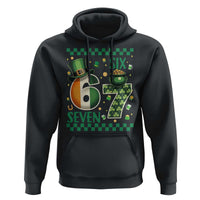 Funny St Patricks Six Seven Hoodie Gen Z Irish Gift